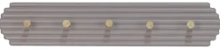 Garderobenleiste Dani grau MDF B/H/T: ca. 50x10x4,5 cm