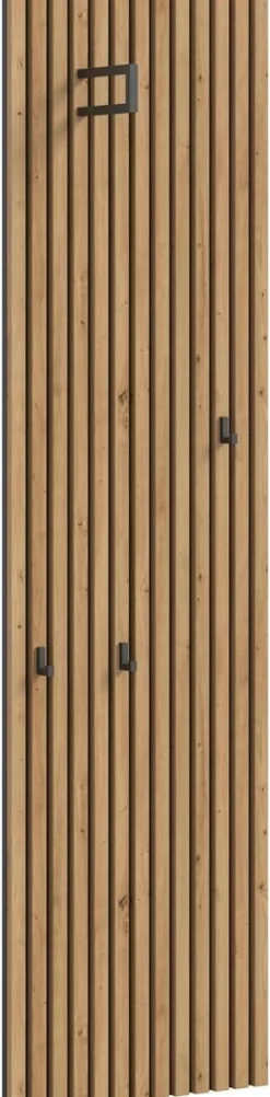 Garderobenpaneel Delton Eiche Artisan Nachbildung B/H/T: ca. 51x192x22 cm