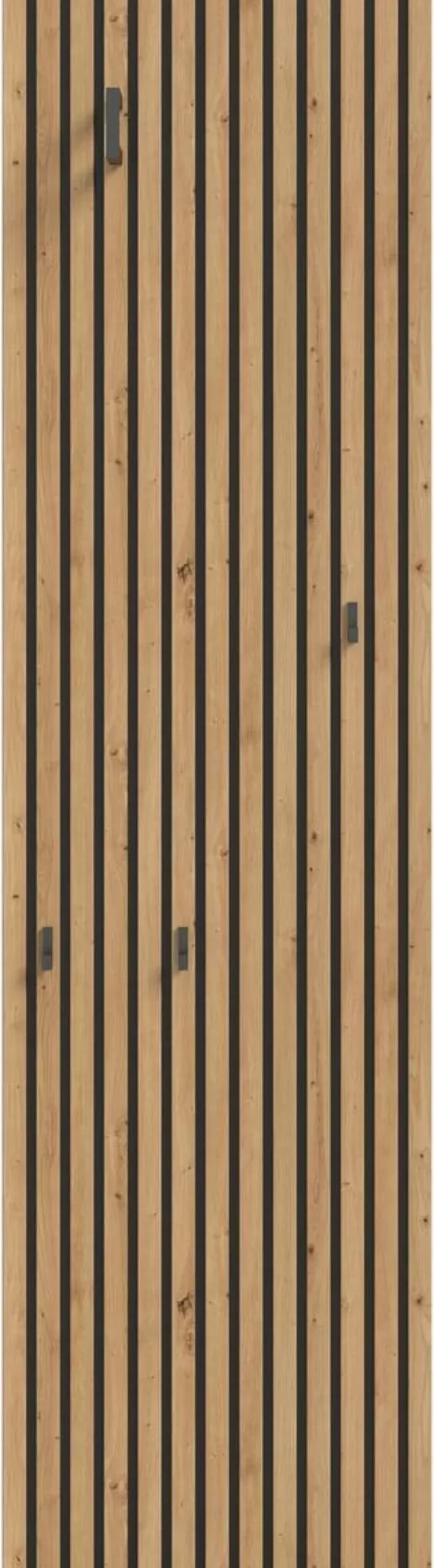 Garderobenpaneel Delton Eiche Artisan Nachbildung B/H/T: ca. 51x192x22 cm