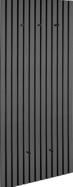 Garderobenpaneel Grace Eiche dunkel Nachbildung B/H/T: ca. 50x125x7 cm