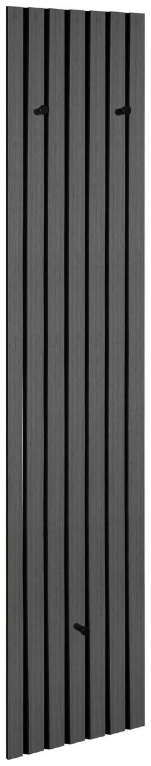 Garderobenpaneel Grace Eiche dunkel Nachbildung B/H/T: ca. 25x160x7 cm