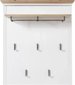 Garderobenpaneel Jasmin Pinie Nachbildung Eiche Artisan Nachbildung B/H/T: ca. 93x107x30 cm