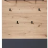 Garderobenpaneel Memphis Eiche Artisan Nachbildung Graphit B/H/T: ca. 80x118x30 cm