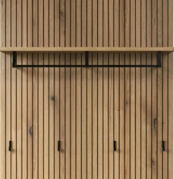 Garderobenpaneel Pure Bliss Eiche Evoke Oak Nachbildung B/H/T: ca. 80x84x28 cm