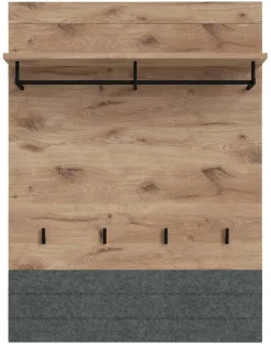 Garderobenpaneel Roxy Eiche Viking Nachbildung B/H/T: ca. 80x107x31 cm