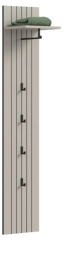 Garderobenpaneel STATION Cashmere B/H/T: ca. 31x27x160 cm