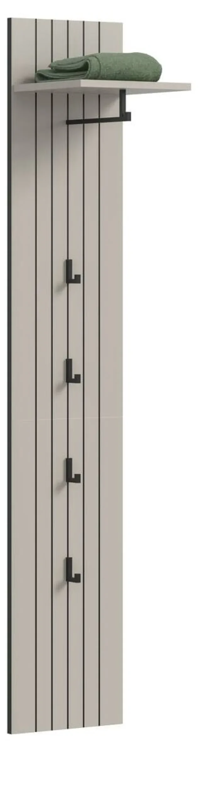 Garderobenpaneel STATION Cashmere B/H/T: ca. 31x27x160 cm