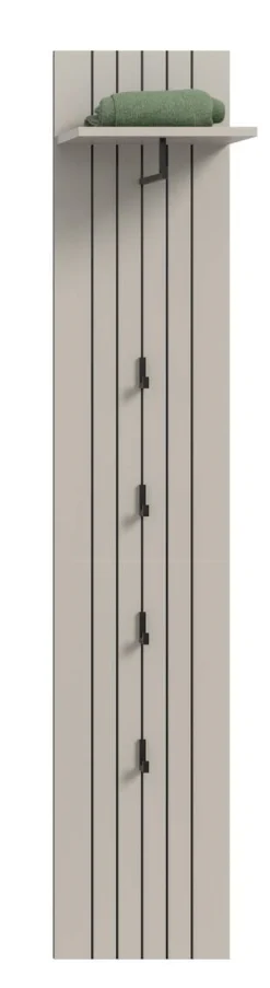 Garderobenpaneel STATION Cashmere B/H/T: ca. 31x27x160 cm