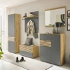 Garderobenschrank Milan Eiche Sonoma Nachbildung grau B/H/T: ca. 60x200x38 cm