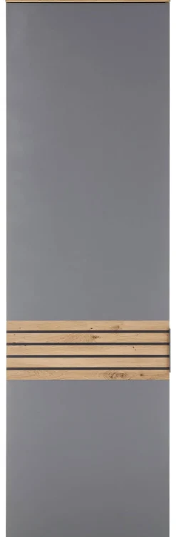 Garderobenschrank Milan Eiche Sonoma Nachbildung grau B/H/T: ca. 60x200x38 cm