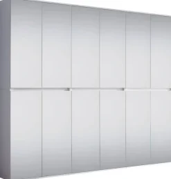 Garderobenschrank Mirror weiß B/H/T: ca. 222x191x34 cm