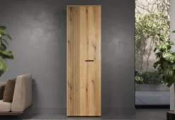 Garderobenschrank Pure Bliss Eiche Evoke Oak Nachbildung B/H/T: ca. 60x196x36 cm