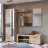 Garderobenschrank Roxy Eiche Viking Nachbildung B/H/T: ca. 65x201x38 cm