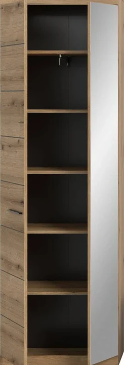 Garderobenschrank SCOUT Evoke Oak Nachbildung B/H/T: ca. 62x197x37 cm