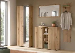 Garderobenschrank STATION Evoke Oak Nachbildung B/H/T: ca. 70x192x37 cm