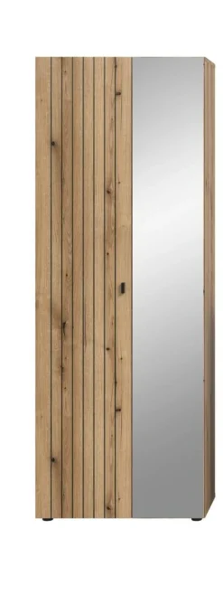 Garderobenschrank STATION Evoke Oak Nachbildung B/H/T: ca. 70x192x37 cm