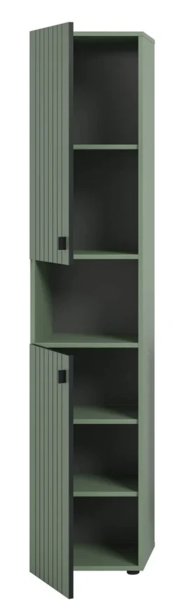 Garderobenschrank STATION grün B/H/T: ca. 40x192x37 cm