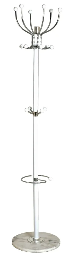 Garderobenständer weiß H/D: ca. 176x38 cm