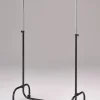 Garderobenwagen Chrom Stahl B/H/L: ca. 45x170x80 cm