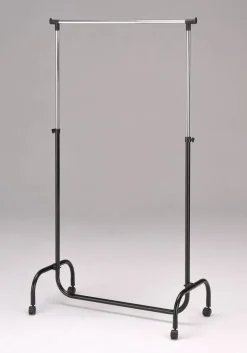 Garderobenwagen Chrom Stahl B/H/L: ca. 45x170x80 cm