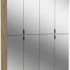 Garderobe PROJEKT Eiche Artisan Nachbildung Spiegel B/H/T: ca. 122x193x34 cm