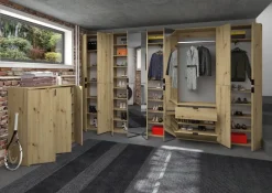 Garderobe PROJEKT Eiche Artisan Nachbildung Spiegel B/H/T: ca. 183x193x34 cm