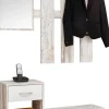 Garderobe Rudolf Eiche Vintage Optik weiß B/H/T: ca. 100x180x25 cm