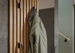 Garderobe Simple anthrazit Eiche Artisan Nachbildung B/H/T: ca. 88x195x35 cm