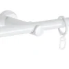 Gardinenstange weiß Aluminium ausziehbar von ca. 160 bis 280 cm 1.0 Läufe