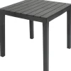 Gartentisch Bali anthrazit Kunststoff B/H/L: ca. 78x72x78 cm