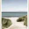 Gerahmtes Bild Strand B/H: ca. 70x50 cm