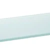 Glasablage transparent Edelstahl B/H/L: ca. 16x5x50 cm