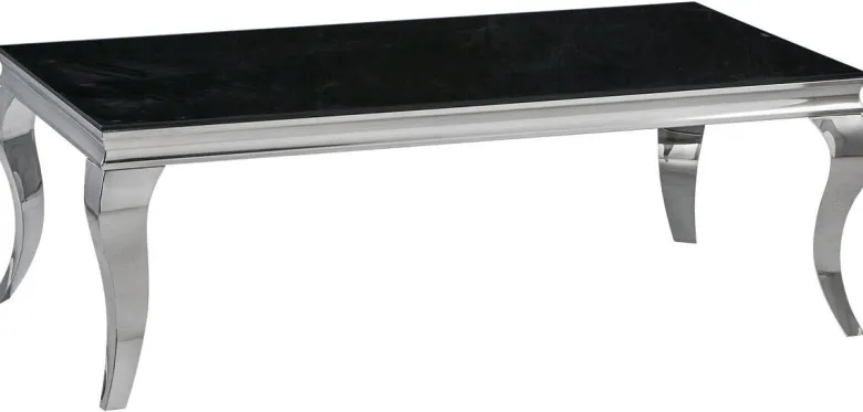 Glascouchtisch Orient schwarz lackiert B/H/T: ca. 130x45x70 cm