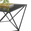 Glascouchtisch Senta schwarz B/H/T: ca. 80x45x80 cm
