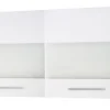 Glashängeschrank weiß Hochglanz B/H/T: ca. 100x64x35 cm