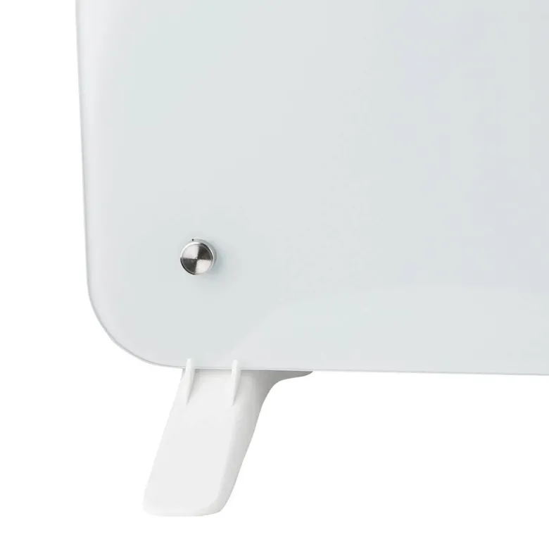 Glasradiator weiß Metall Kunststoff B/H/L: ca. 20x47x76,5 cm ca. 2000 W