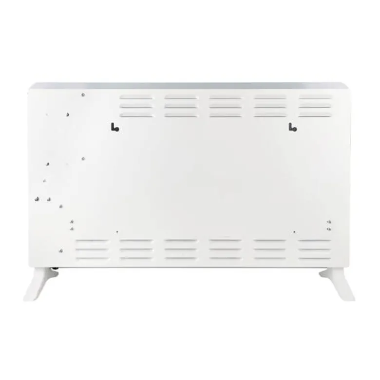 Glasradiator weiß Metall Kunststoff B/H/L: ca. 20x47x76,5 cm ca. 2000 W