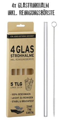 Glastrinkhalm