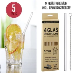 Glastrinkhalm