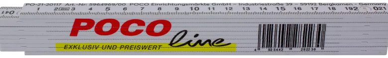 Gliedermaßstab L: ca. 200 cm