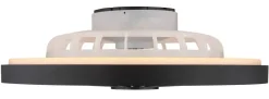 GLOBO Deckenventilator mattschwarz Opal H/D: ca. 15,9x54 cm max. 45 W
