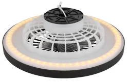 GLOBO Deckenventilator mattschwarz Opal H/D: ca. 15,9x54 cm max. 45 W