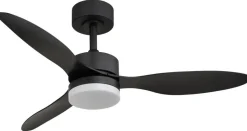 GLOBO Deckenventilator mattschwarz Opal H/D: ca. 40,5x106 cm max. 20 W