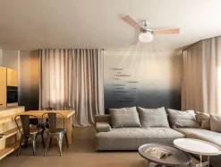 GLOBO Deckenventilator Opal nickel H/D: ca. 30,5x105 cm max. 40 W