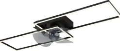 GLOBO Deckenventilator schwarz Opal B/H/T: ca. 30x15x90 cm max. 38 W