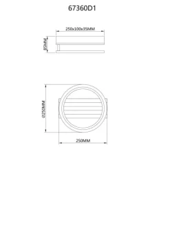 GLOBO Deckenventilator schwarz Kunststoff Metall B/H/L: ca. 30x12x30 cm