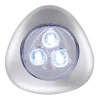 GLOBO Drücklicht 31909 silber klar Kunststoff B/H/L: ca. 7x3x7 cm