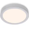 GLOBO LED-Deckenleuchte Fire Chrom Metall H/D: ca. 3,2x22,5 cm