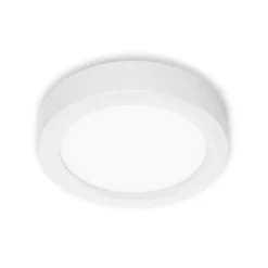 GLOBO LED-Deckenleuchte Fire weiß Metall H/D: ca. 3,2x17 cm