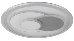 GLOBO LED-Deckenleuchte weiß silber Metall Kunststoff B/D: ca. 7x48 cm